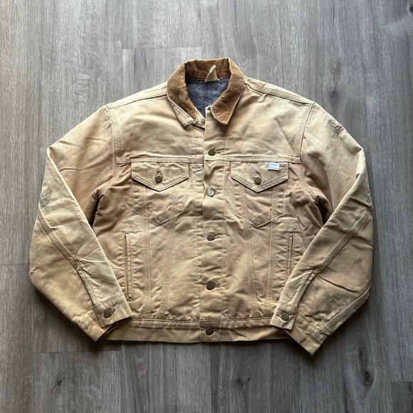 Carhartt Other - Vintage 1989 Carhartt 100 Year Anniversary Blanket Lined Trucker Jacket Size 42